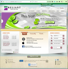 website for Reliant Federal Credit Unon